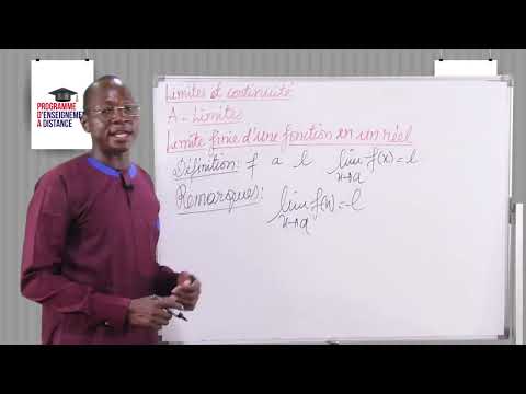 Leçon 7 Limite finie d'une fonction en un réel