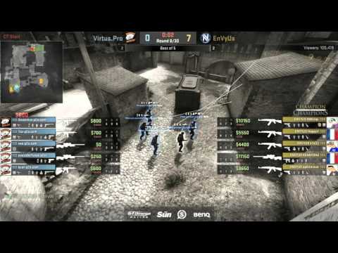 CS:GO EnVyUs vs Virtus.pro (cobblestone) - Gfinity 2015 Champion of Champions
