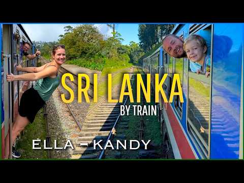 WORLD's Most Beautiful Train Ride in SRI LANKA: Ella to Kandy