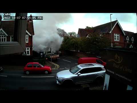 Weybridge Van Fire 07.10.2022