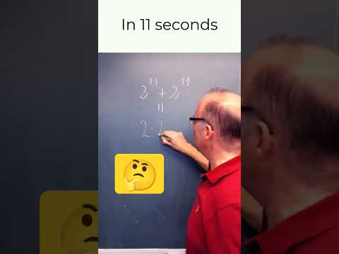 ✅ SUM of POWERS of the same BASE and the same EXPONENT🏃 #powers #maths #shorts