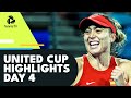 Badosa Battles Dart; Ruud, Hurkacz & Kvitova Play | United Cup 2022 Day 4 Highlights