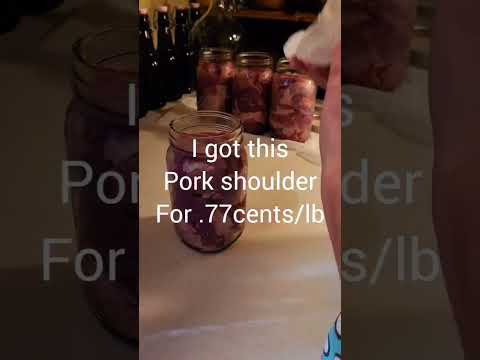 Canning Pork | Can Your Own Meat! - CANUARY