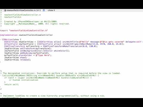 How to add a UITextField into a UIAlertView