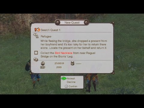 Xenoblade Chronicles - Search Quest 1 & 2 - Colony 6 Refugee Camp (Timed)