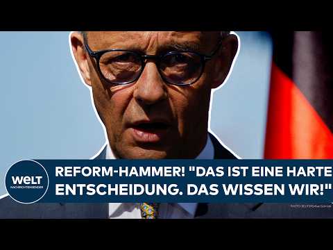 Video Thumbnail: FRIEDRICH MERZ: "Das ist eine harte Entscheidung. Das wissen wir!" Kanzler stellt Reform-Hammer vor!