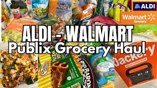 NEW ALDI, WALMART & PUBLIX GROCERY HAUL -  ALWAYS STAY READY!! MINI DITL - HOT HONEY CHICKEN SALAD
