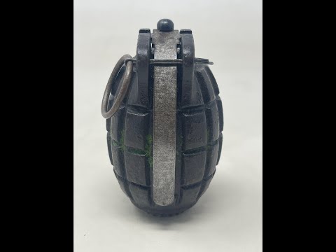 1943 WW2 British Mills Bomb No 36 Mk1 Fly Off Lever " Flying Off"