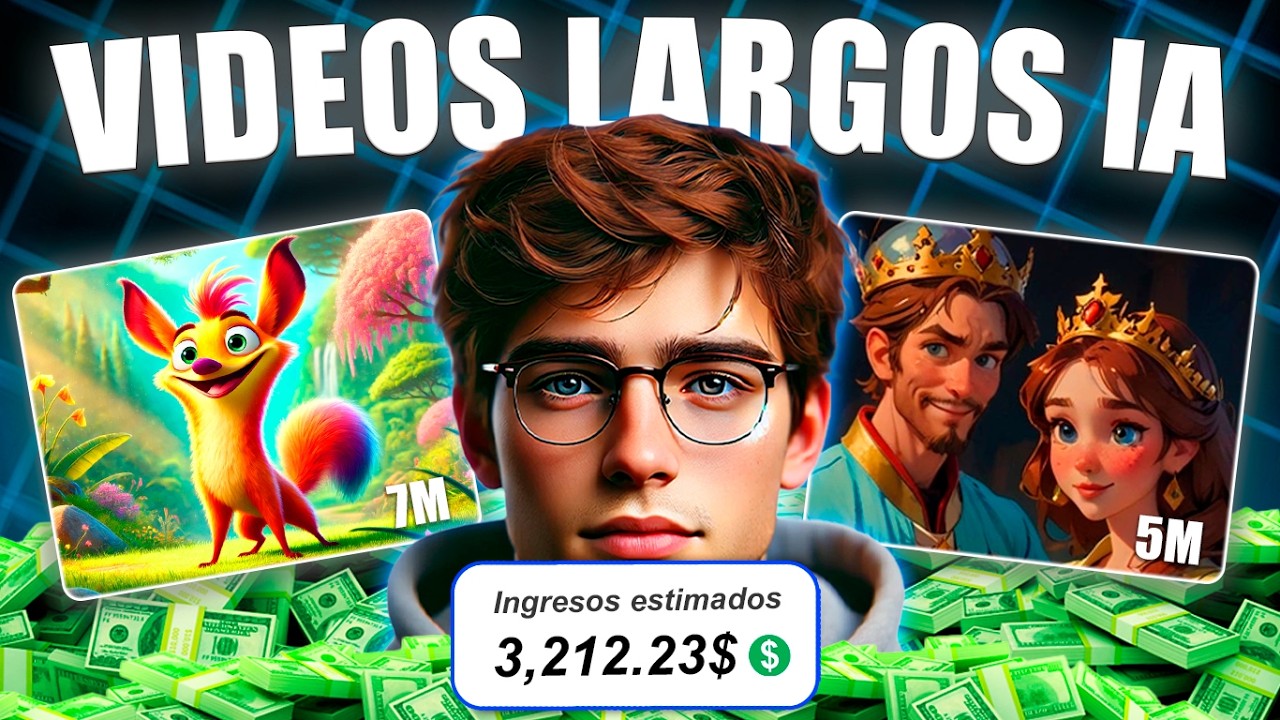 Esta IA Crea Videos Largos Monetizables Gratis 🎥 | $2000/Mes 💸