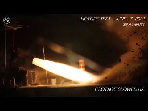 HOT FIRE 7 - Starsailor Flight Engine STEWART (play with sound on!)