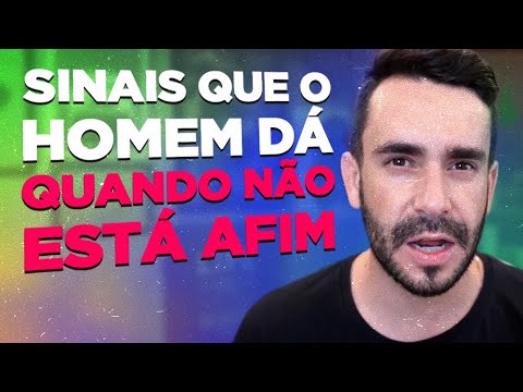 Signs a man gives when he is NOT interested