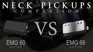 Video thumbnail for EMG 60 vs EMG 66 - Active NECK Pickup Guitar Tone Comparison / Review by Mike Stamper