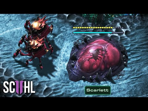 Scarlett's Proxy Hatchery Rush vs. Byun - Starcraft 2