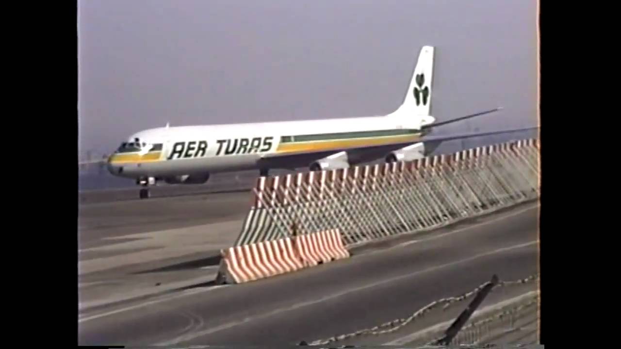 Aer Turas DC-8-63(F) Departing LAX