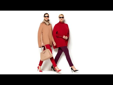 IMAN Platinum Touch of Cashmere Cape   Faux Fur Collar