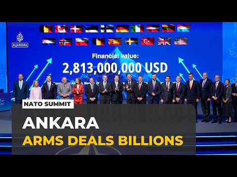 NATO summit in Ankara: Alliance announces billions of dollars in arms deals