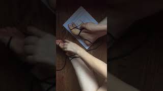 How to Strap On My Original Design of My Yoga Barefoot Sandals