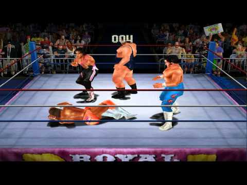 WWF Royal Rumble: Bret Hart vs. Honky Tonk Man vs. Randy Savage vs. Andre the Giant