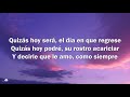 Quizás Hoy  Ricardo Rodríguez