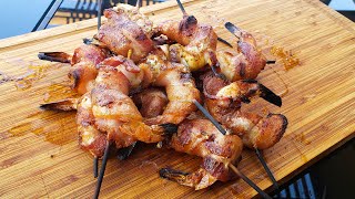 How to BBQ Bacon Wrapped Shrimp
