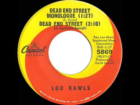 1967 HITS ARCHIVE: Dead End Street - Lou Rawls (mono 45)