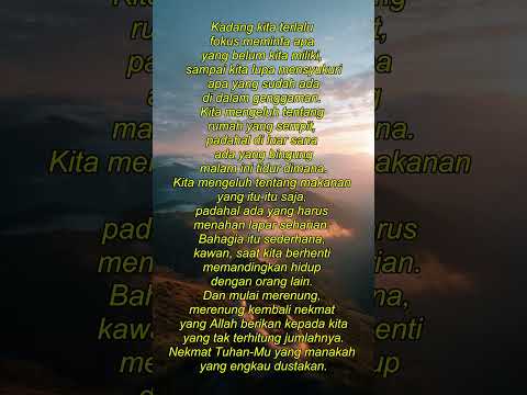 MAKA NIKMAT TUHAN MANA LAGI YANG KAU DUSTAKAN?? #youtubeshorts #viralshort