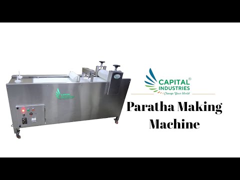 Stainless steel lachha paratha making machine, for commercia...