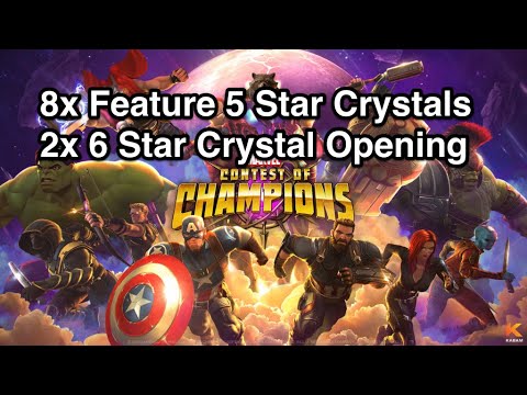 MCOC 8x Feature 5 Star and 2x 6 Stars  BEYOND GOD TIER PULL!!!!