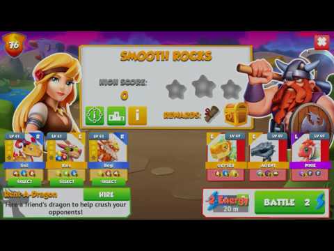 DRAGON MANIA LEGENDS - WON THE LEVEL 75 AND 76 ON HEROIC MODE