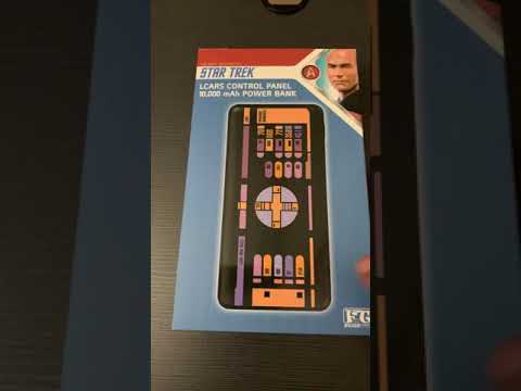 FameTek Star Trek TNG LCARS 10,000 mAh Power Bank Unboxing