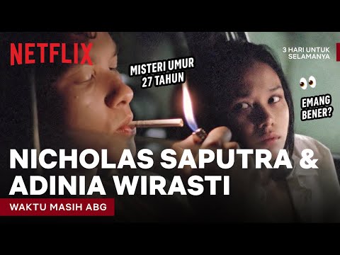 Thumbnail for video: Obrolan Nicholas Saputra & Adinia Wirasti Bikin Mikir! | 3 Hari untuk Selamanya | Clip Thumbnail for video: Obrolan Nicholas Saputra & Adinia Wirasti Bikin Mikir! | 3 Hari untuk Selamanya | Clip
