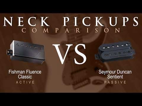Seymour Duncan SENTIENT vs FISHMAN Fluence Classic - Neck Pickup Guitar Comparison / Demo
