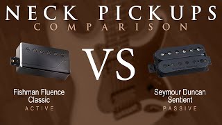 Video thumbnail for Seymour Duncan SENTIENT vs FISHMAN Fluence Classic - Neck Pickup Guitar Comparison / Demo by Mike Stamper