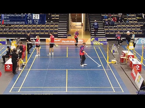 Lehikoinen / Lindholm vs Svensson / Borgstedt (XD, Qualifier) - Finnish Open 2019