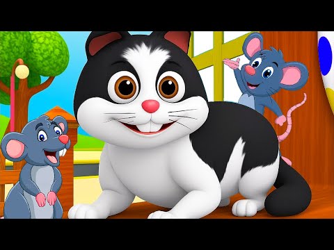 Billi Karti Meow Meow | म्याऊ म्याऊ | Meow Meow | Hindi Rhymes For Kids - Cutie Pie Rhymes