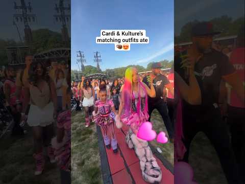 Cardi & Kulture's matching outfits ate🤏🏾😍