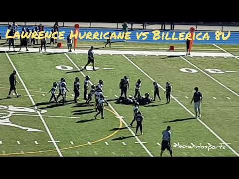 LAWRENCE HURRICANE VS BILLERICA Pop Warner Football 8U 9-21-2019