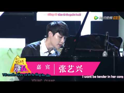 Vietsub/ Engsub Yixing's singing cut |150915 Take You to See Him Zhang yixing Lay on Piano