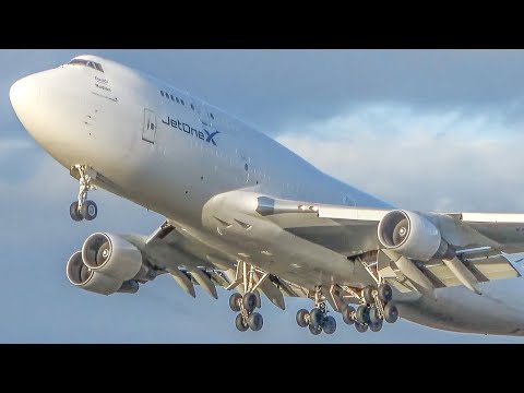 60 MINUTES PURE AVIATION - CROSSWIND LANDINGS, A380, B747 ... Aviation Highlights of February (4K)