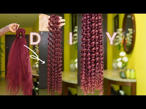 DIY Curly Hair: Curling Synthetic Hair With Flexi Rods
