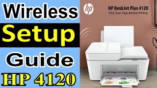 How to Connect HP Deskjet Plus 4120 Printer to Wi-Fi Router using HP Smart App