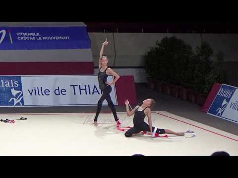 Janika VARTLAAN (UKR) ribbon - 2018 Thiais trainings