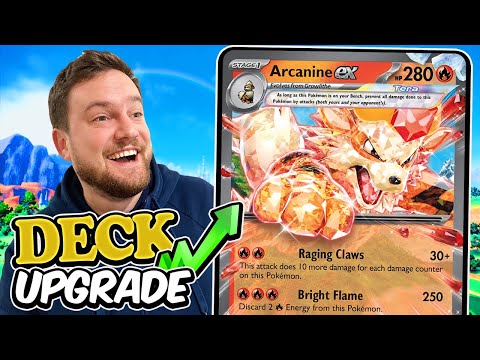 How to Upgrade Arcanine ex Starter Deck on Pokemon TCG Live