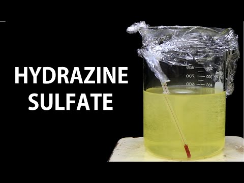 Making Hydrazine Sulfate from Urea and Bleach