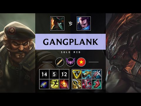 Gangplank Mid vs Yasuo - VN Master Patch 25.18