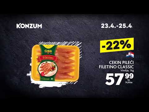 Akcija ponedjeljak srijeda 23.4. - 25.4.