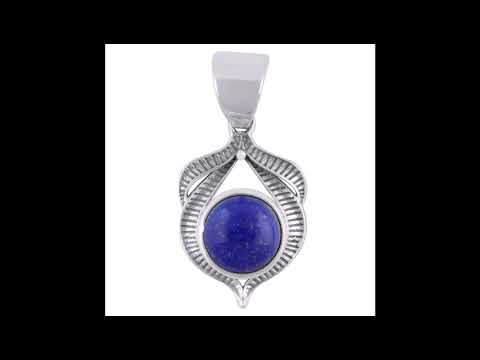 Turquoise 925 sterling silver pendant, 13.20 gram