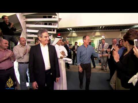 Peter Greste returns to Al Jazeera! #FreeAJStaff