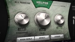 Video thumbnail for HELPER TRANSIENTS Review | VST, VST3, AU [Transient Shaper] ☢ by W. A. Production