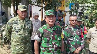 Tinjau TMMD ke-129 di Pandeglang, TNI AD Kebut Pembangunan Sumur Bor dan Bedah Rumah